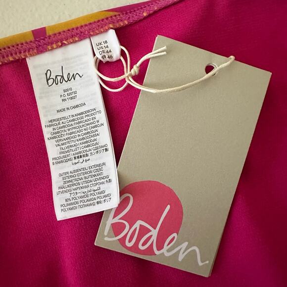 BODEN Bikini Bottoms Multi Floral Glorious British StyleTie Side NWT - Picture 5 of 8